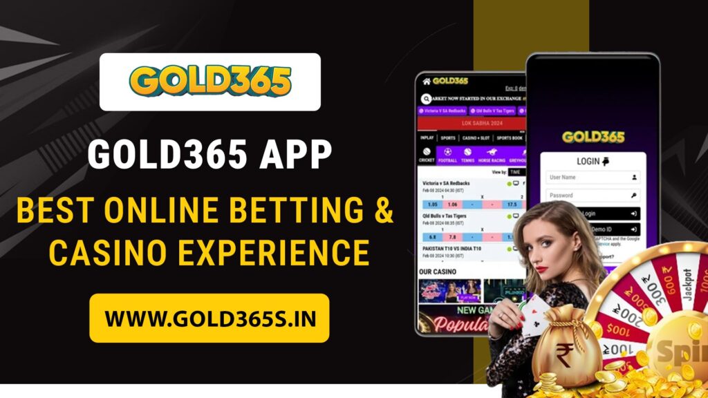Gold365 App mobile betting and casino interface preview