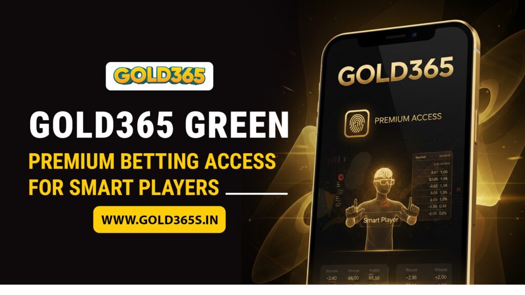 Gold365 Green premium betting platform dashboard with secure gold365 id access and advanced Gold365 app features