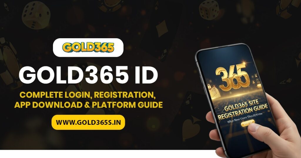 Gold365 ID login registration and app download guide image