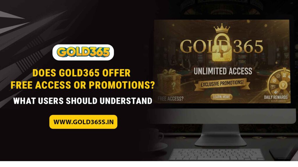 Gold365 free access and promotions guide for users