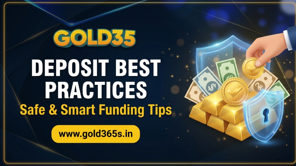 Gold365 Deposit Best Practices – Safe & Smart Funding Tips