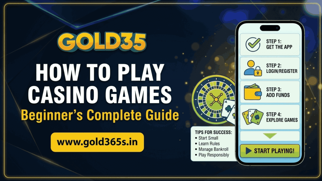 Gold365 casino games guide with login and beginner play tips