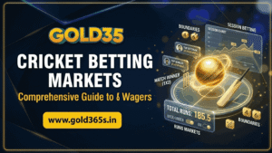 Gold365 cricket betting markets guide with match insights