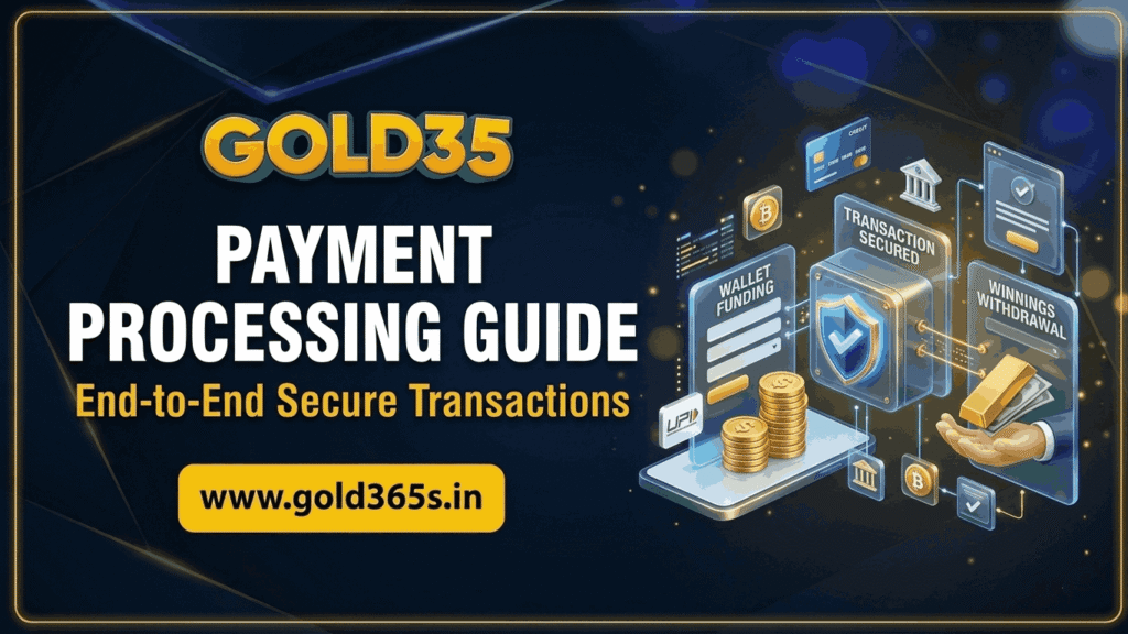 Gold365 payment processing guide with secure login steps