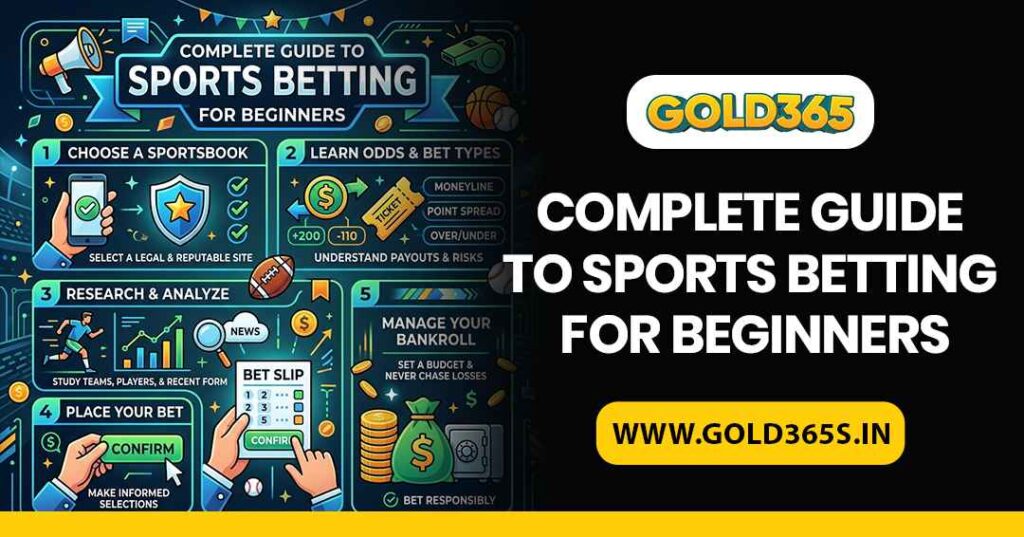 Beginner sports betting guide with safe tips and clear steps